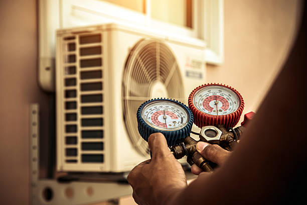 Professional Hvac technician working in New Tripoli, PA